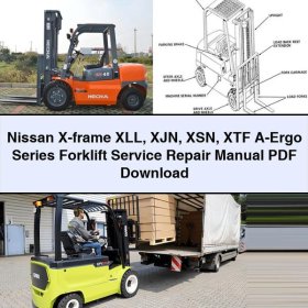 Nissan X-Frame XLL XJN XSN XTF A-Ergo Gabelstapler Service- und Reparaturhandbuch