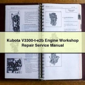 Kubota V3300-t-e2b Motor Werkstatt Reparaturhandbuch PDF Download