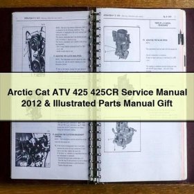 Arctic Cat ATV 425/425CR Service- und Teilehandbuch 2012