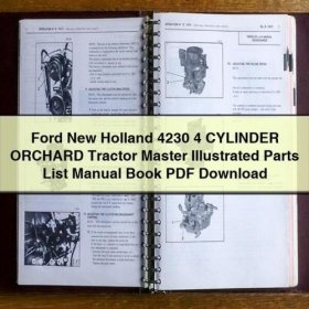 Ford New Holland 4230 Obsttraktor Teileliste