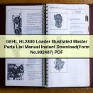GEHL HL2800 Loader Illustrated Master Parts List Manual (Form No.902407)