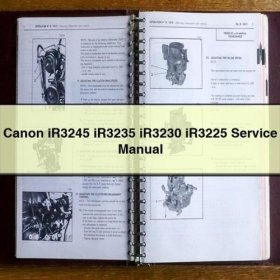 Canon iR3245 iR3235 iR3230 iR3225 Service Manual PDF Download