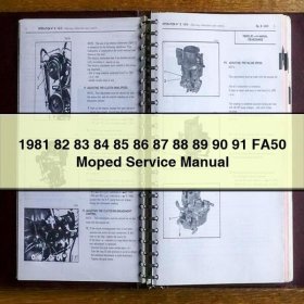 Reparaturs Handbuch für FA50 Moped (1981-1991)