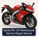 Aprilia RS 125 Motorbicycle Service Repair Manual