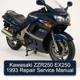 Kawasaki ZZR250 EX250 1993 Repair Service Manual