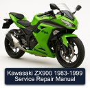 Kawasaki ZX900 1983-1999 Service Repair Manual