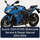 Suzuki GSX-R1000 Motorcycle Service & Repair Manual 2003-2004