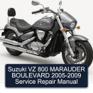 Suzuki VZ 800 MARAUDER BOULEVARD 2005-2009 Service Repair Manual