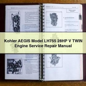 Kohler AEGIS LH755 V-Twin Motor: Service- und Reparaturhandbuch