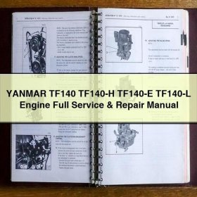 YANMAR TF140 (TF140-H, TF140-E, TF140-L) - Wartung & Reparaturhandbuch
