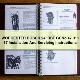 Worcester Bosch 24i RSF GC - Installations- und Bedienungsanleitung
