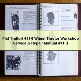 Fiat Trattori 411R Radtraktor Werkstatt Handbuch