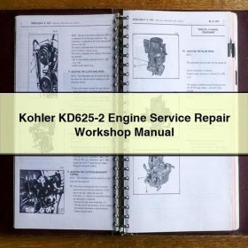 Kohler KD625-2 Motor: Reparaturhandbuch für Werkstatt