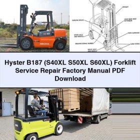 Hyster B187 (S40XL, S50XL, S60XL) Gabelstapler Service- und Reparaturhandbuch