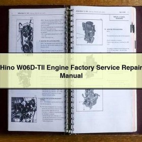 Hino W06D-TIl Motor Werkstatthandbuch