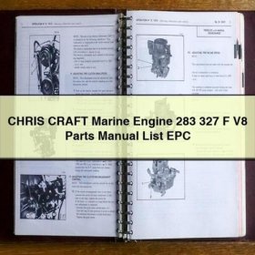 Chris-Craft Marine-Motor 283/327 F V8 Teileliste EPC PDF Download
