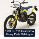 1993 CR 125 Husqvarna Husky Parts Catalogue