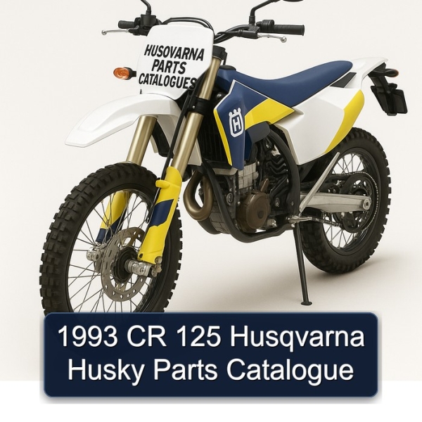 1993 CR 125 Husqvarna Husky Parts Catalogue