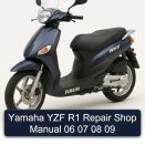 Yamaha YZF R1 Repair Shop Manual 06 07 08 09