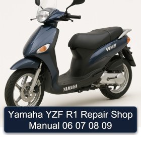 Yamaha YZF R1 Repair Shop Manual 06 07 08 09