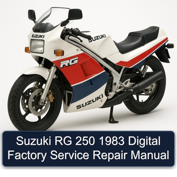 Suzuki RG 250 1983 Digital Factory Service Repair Manual