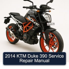 2014 KTM Duke 390 Service Repair Manual