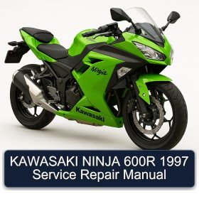 KAWASAKI NINJA 600R 1997 Service Repair Manual