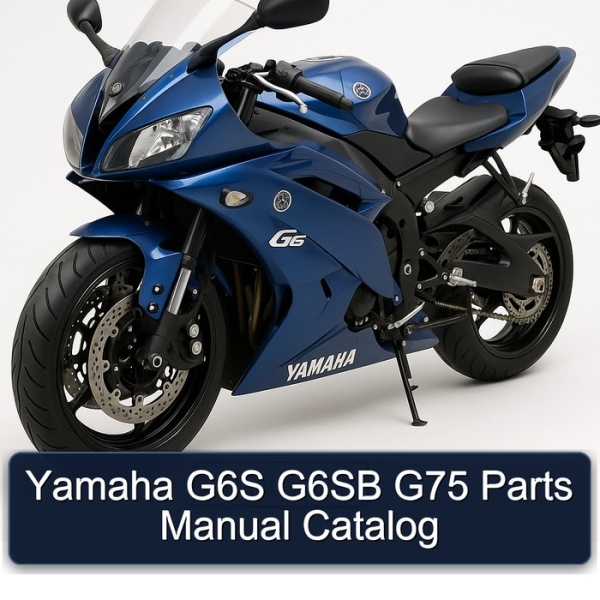 Yamaha G6S G6SB G75 Parts Manual Catalog