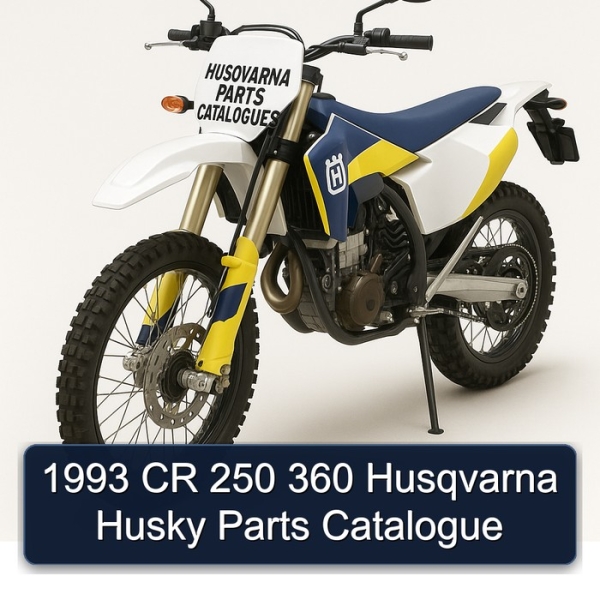 1993 CR 250 360 Husqvarna Husky Parts Catalogue