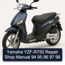 Yamaha YZF-R750 Repair Shop Manual 94 95 96 97 98