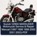 Suzuki VZ800 MARAUDER Motorcycle Service & Repair Manual (1997 1998 1999 2000 2001 2002)-PDF