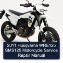 2011 Husqvarna WRE125 SMS125 Motorcycle Service Repair Manual
