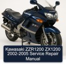 Kawasaki ZZR1200 ZX1200 2002-2005 Service Repair Manual