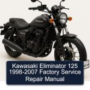 Kawasaki Eliminator 125 1998-2007 Factory Service Repair Manual