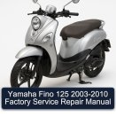Yamaha Fino 125 2003-2010 Factory Service Repair Manual