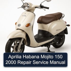 Aprilia Habana Mojito 150 2000 Repair Service Manual