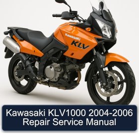 Kawasaki KLV1000 2004-2006 Repair Service Manual