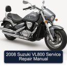 2008 Suzuki VL800 Service Repair Manual