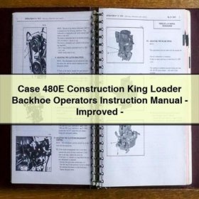 Case 480E Radlader-Bagger Bedienungsanleitung - Verbessert - PDF Download