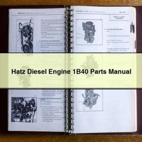 Hatz Dieselmotor 1B40 Ersatzteilkatalog