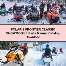 POLARIS FrontIER Classic Snowmobile Parts Manual Catalog
