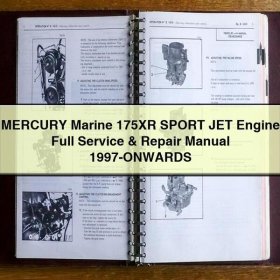 MERCURY Marine 175XR SPORT JET Engine Full Service & Repair Manual 1997-ONWARDS