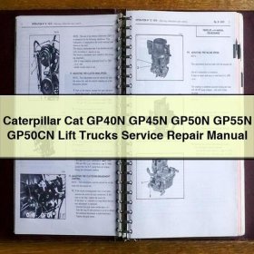 Caterpillar Cat GP40N/45N/50N/55N/50CN Stapler-Wartungs- und Reparaturhandbuch