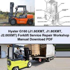 Hyster G160 (J1.60XMT - J2.00XMT) Werkstatt-Handbuch