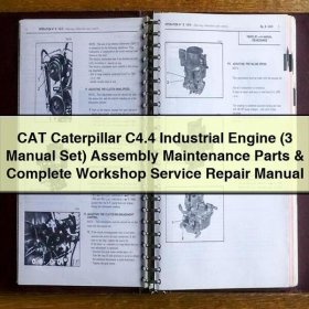 CAT Caterpillar C4.4 Industriemotor - Werkstatt-Reparaturhandbuch (PDF)