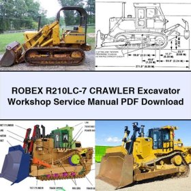RODEX R210LC-7 Raupenbagger Werkstatt-Service-Handbuch
