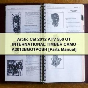 Arctic Cat ATV 550 GT International Timber Camo 2012 - Ersatzteilhandbuch