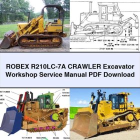 ROREX R210LC-7A Raupenbagger Werkstatt-Reparaturhandbuch