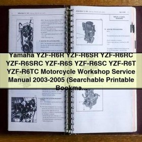 Yamaha YZF-R6 (2003-2005): Werkstatt- und Reparaturhandbuch (iPad-kompatibel)