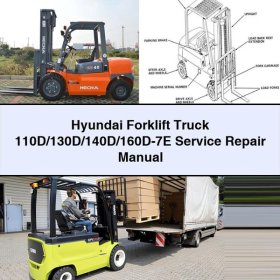 Hyundai Gabelstapler 110D/130D/140D/160D-7E Service- und Reparaturhandbuch
